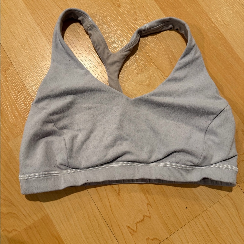 Lululemon Athletica Light Gray Sports Bra